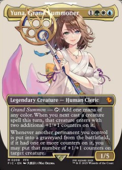 Yuna, Grand Summoner Final Fantasy Commander decks Character Card